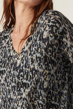 Shop Superfine Merino Print Jumper - Animal - Cable Melbourne