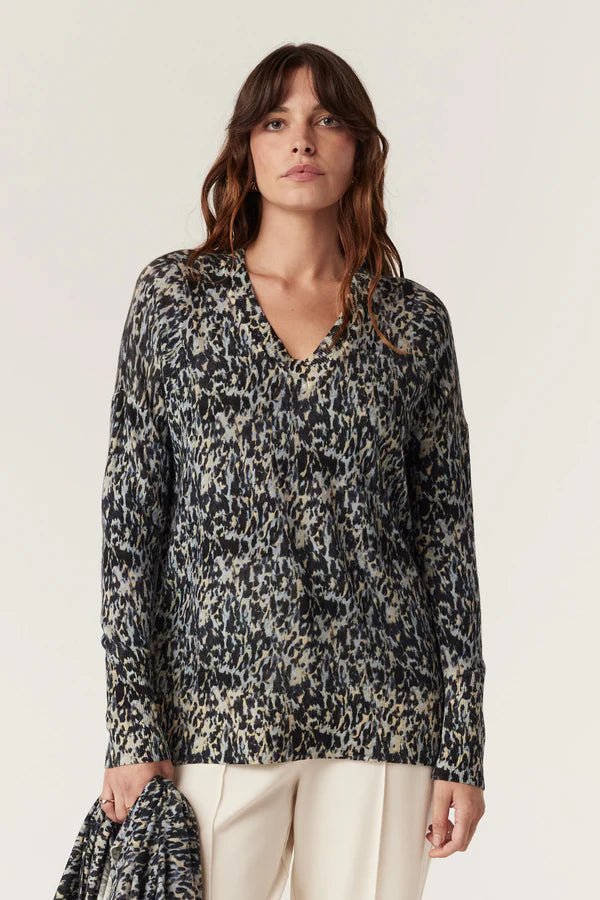 Shop Superfine Merino Print Jumper - Animal - Cable Melbourne