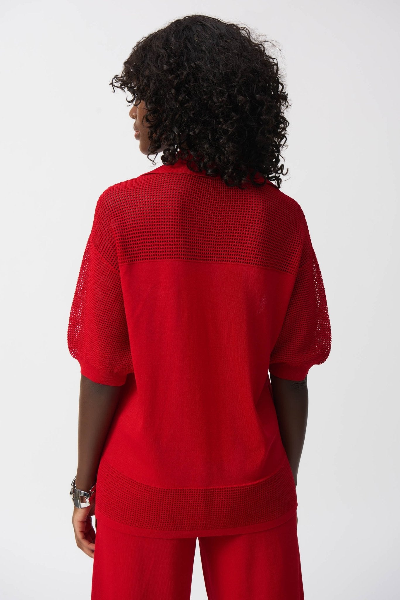 Shop Sweater Knit Pullover With Pointelle Detail - Joseph Ribkoff