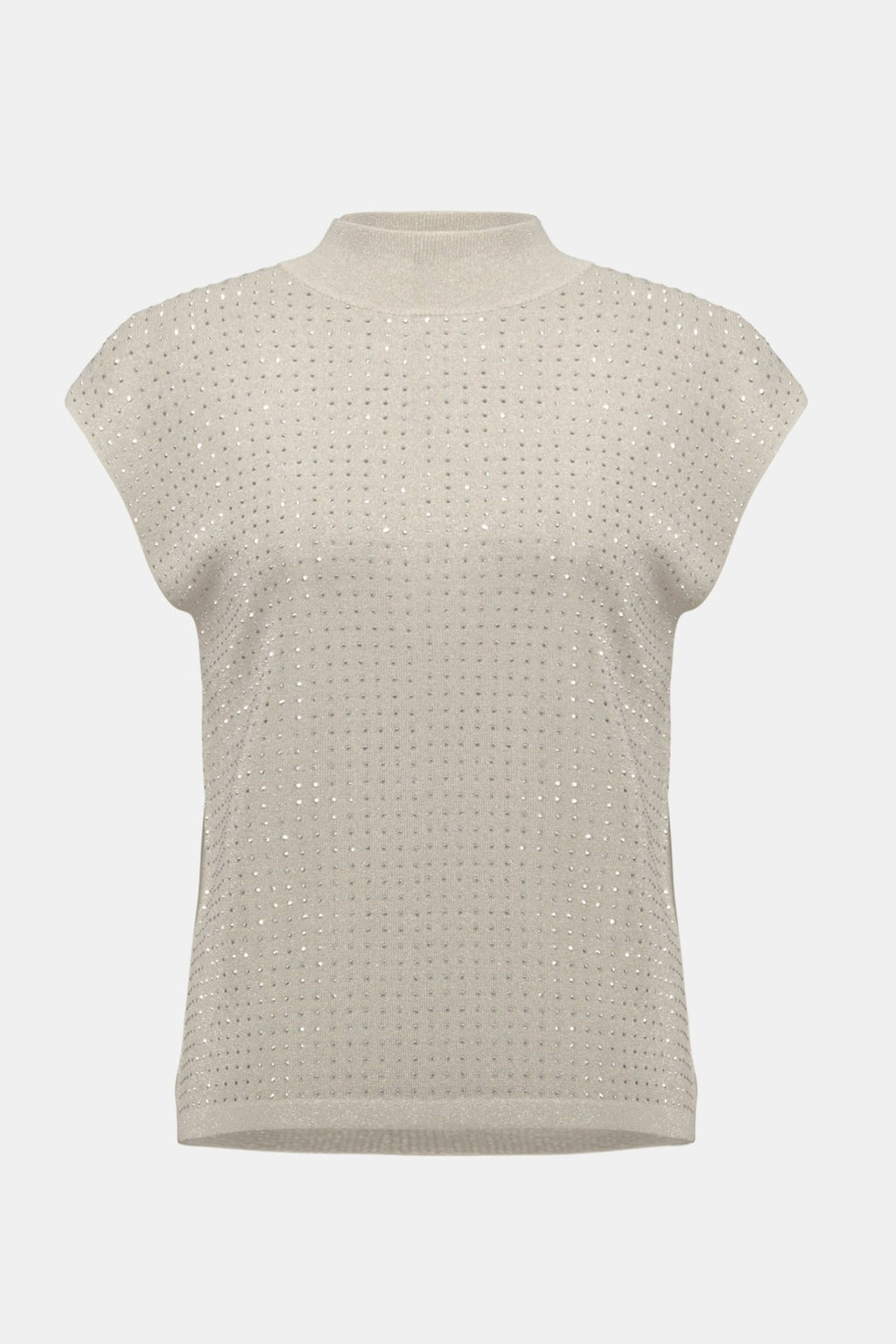 Shop Sweater Knit Sleeveless Pullover with Iron - On Detail - Joseph Ribkoff
