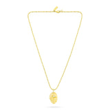 Talis Chains Protective Hand Pendant Necklace—Yellow Jade