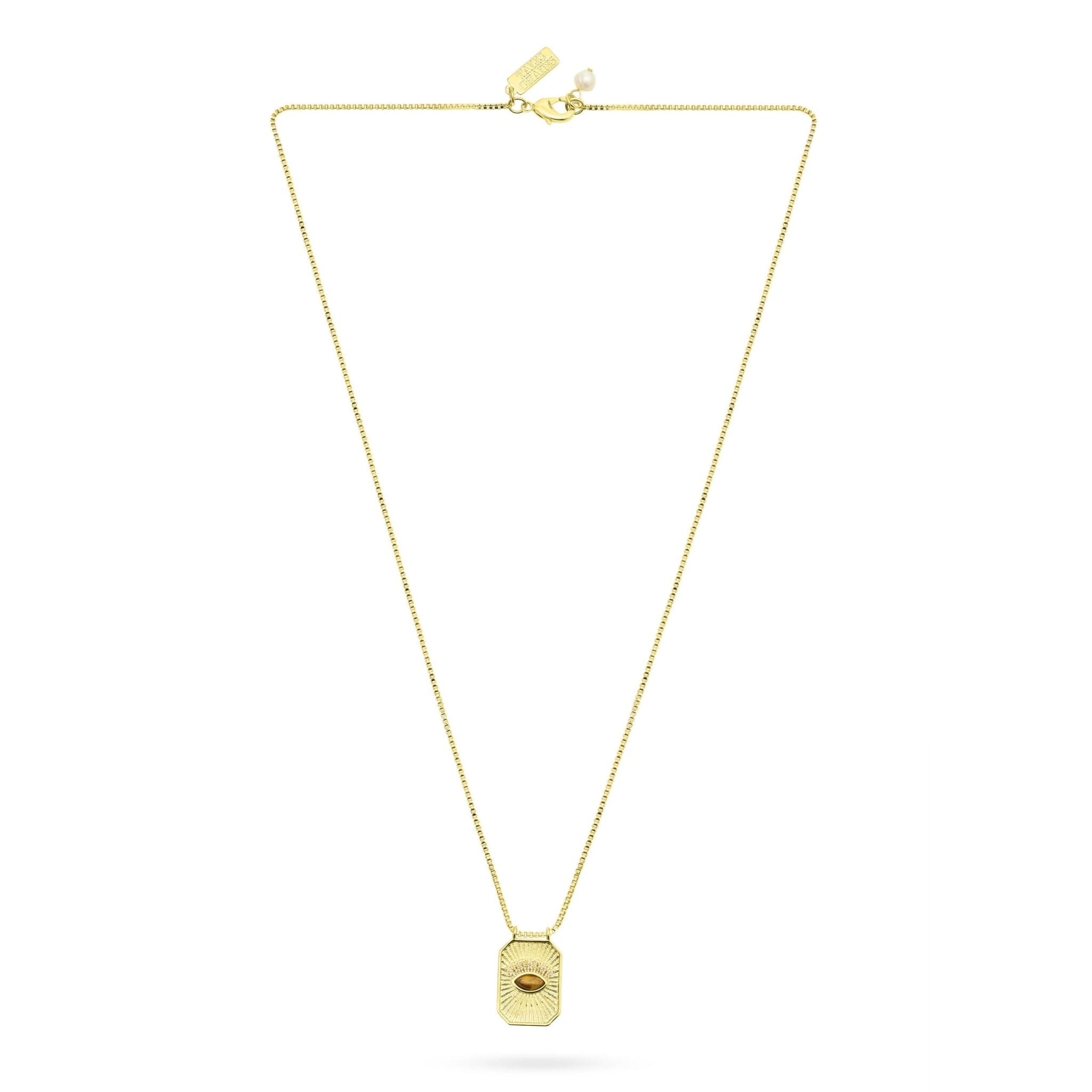 Shop Talis Chains Talisman Pendant Necklace—Tiger’s Eye - Talis Chains