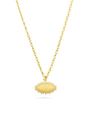 Shop Talis Chains Yellow Jade Eye Pendant Necklace - Talis Chains