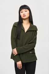 Joseph Ribkoff Sweater Knit Boxy Top