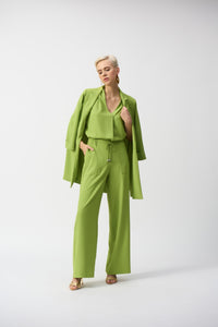 Shop Textured Woven Wide - Leg Pants - Joseph Ribkoff