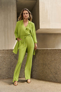 Shop Textured Woven Wide - Leg Pants - Joseph Ribkoff