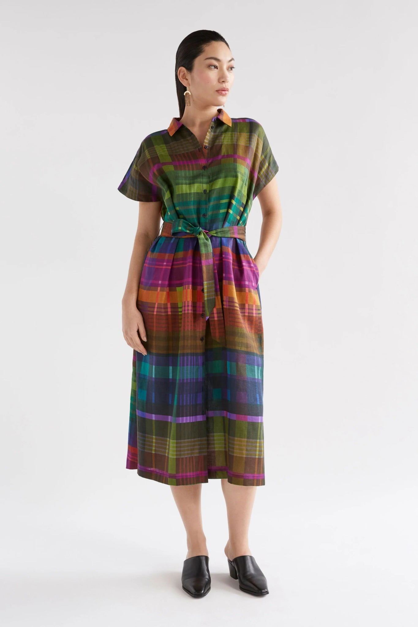 Shop Tilko Linen Dress | Elodi Print - Elk The Label