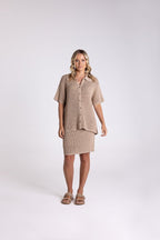 Shop Two - T's Tape Yarn Knit Shirt - Two - T's