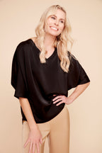 Shop UP! Pants Belize Satin Wide Leg Pant - UP! Pants