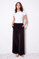 UP! Pants Belize Satin Wide Leg Pant