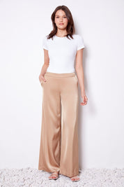 Shop UP! Pants Belize Satin Wide Leg Pant - UP! Pants