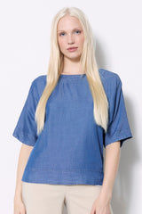 Up! Pants Tencel Short Sleeve Top