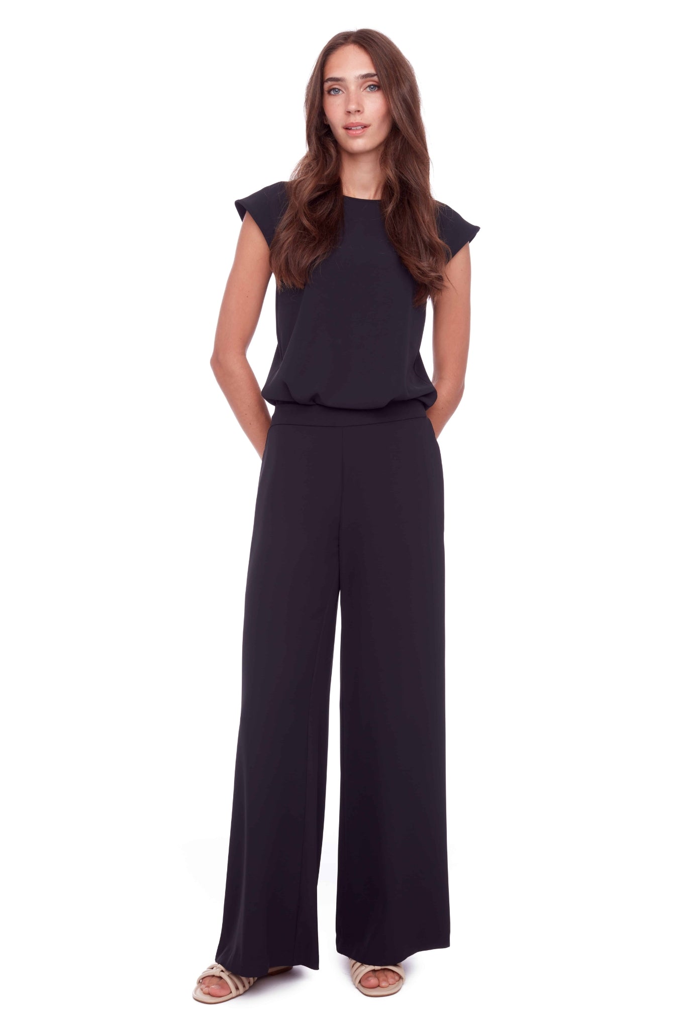 Shop Up! Pants Vegan Silk Cap Sleeve Top - UP! Pants