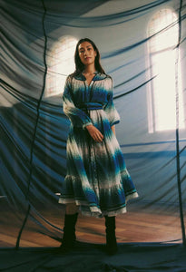 Shop Venus Cotton Silk Dress | Galaxy Print - ONCEWAS