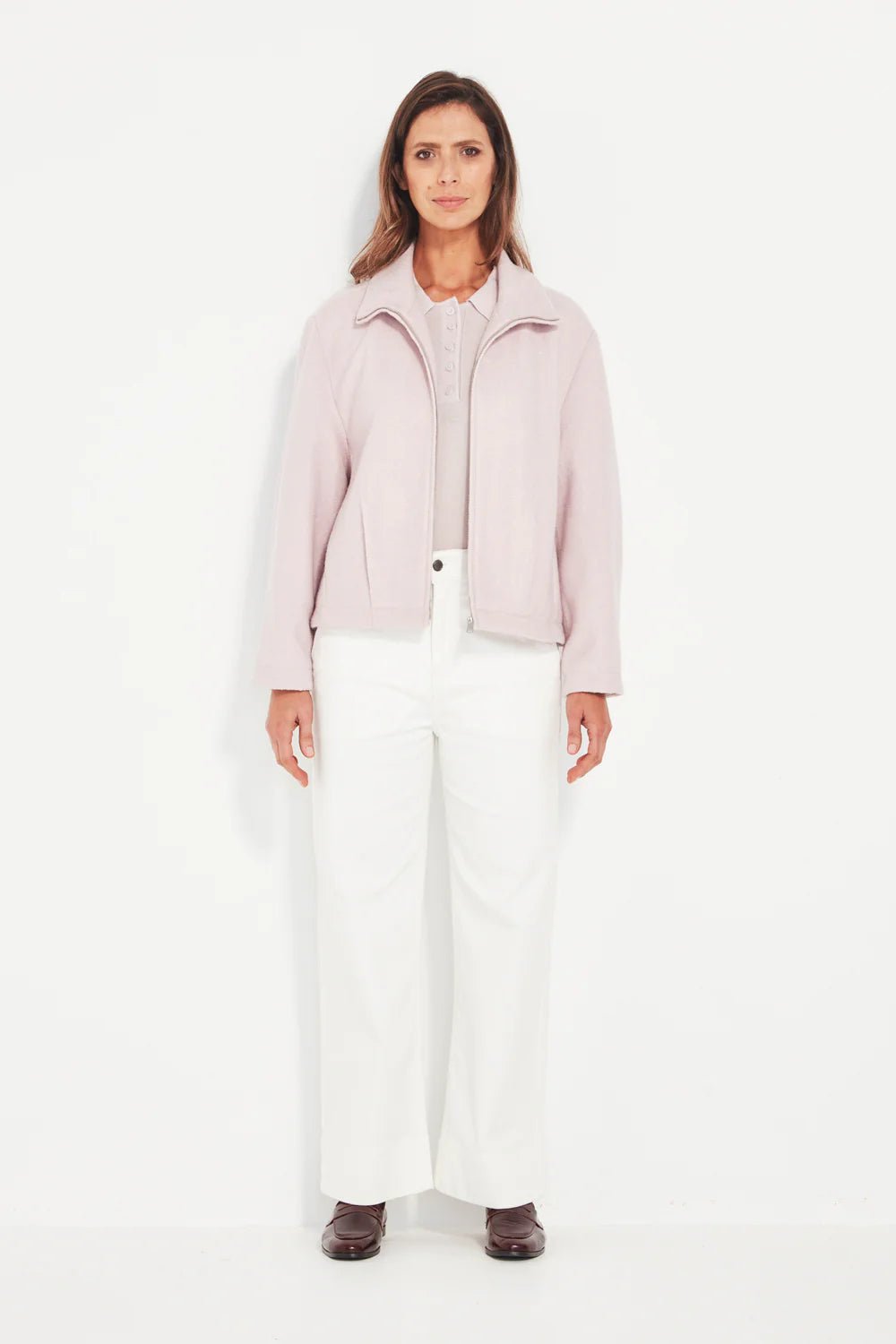 Shop Verge Fortify Jacket - Rose Quartz - Verge