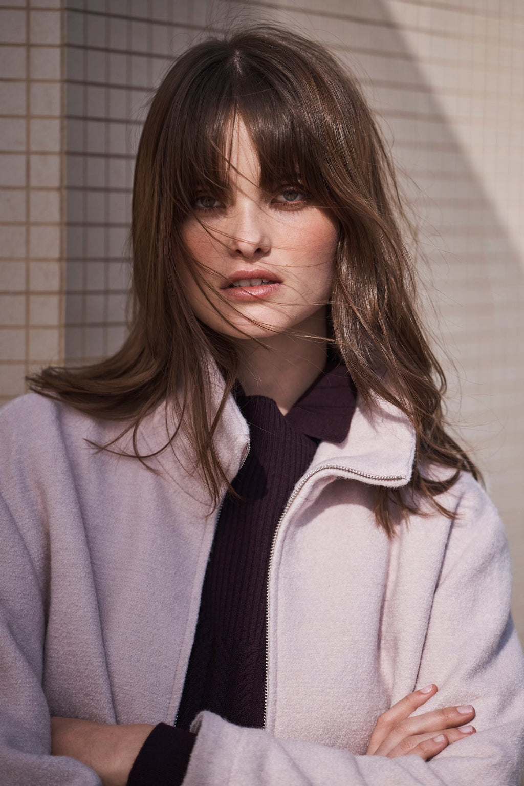 Shop Verge Fortify Jacket - Rose Quartz - Verge