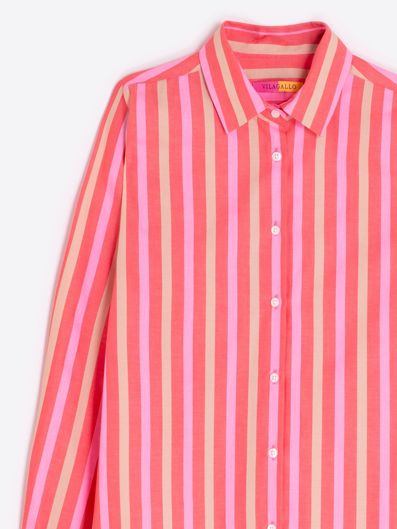 Shop Vilagallo Isa Stripe Shirt - Vilagallo