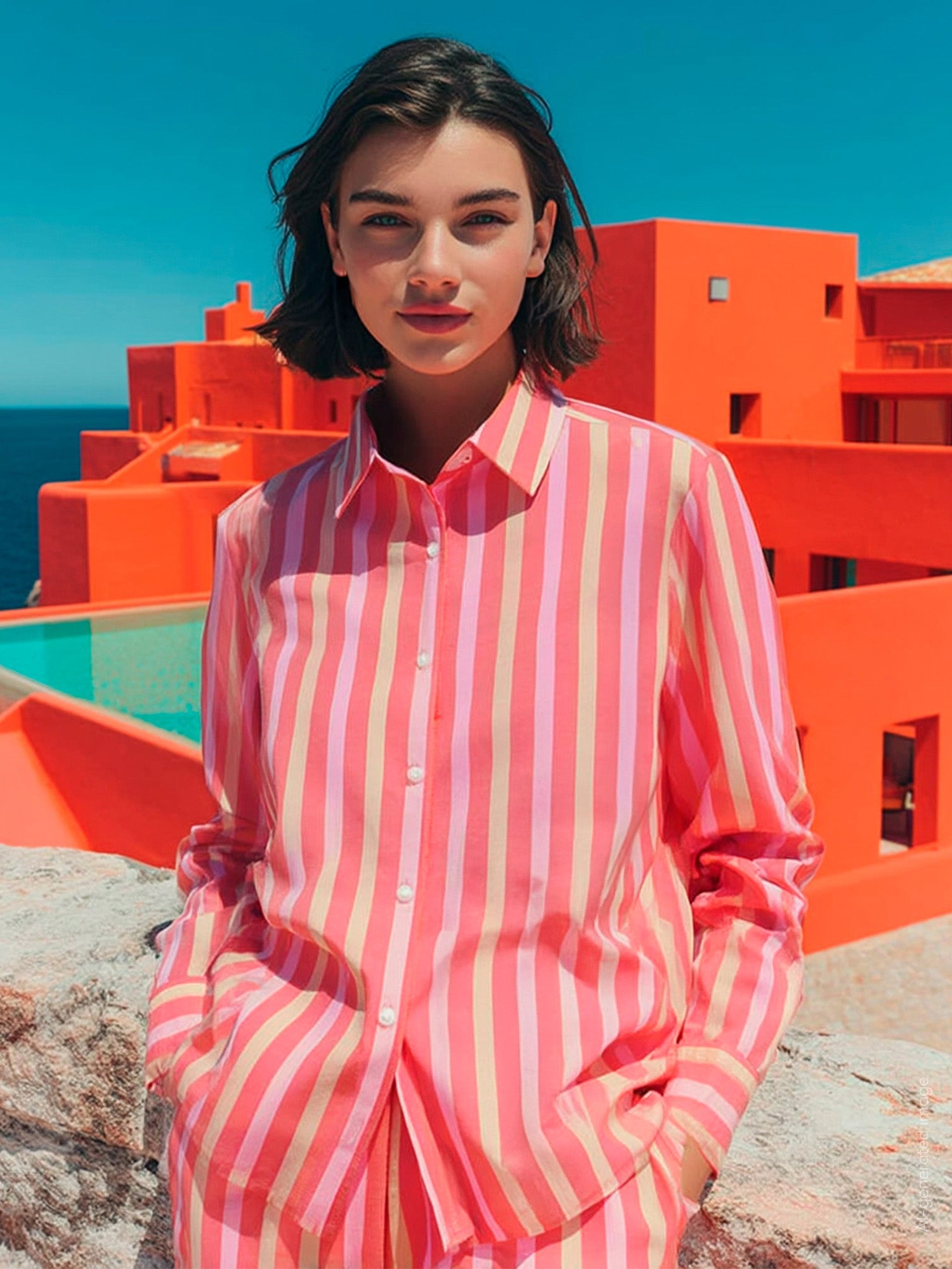 Shop Vilagallo Isa Stripe Shirt - Vilagallo