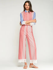Shop Vilagallo Paola Stripe Shirt - Vilagallo