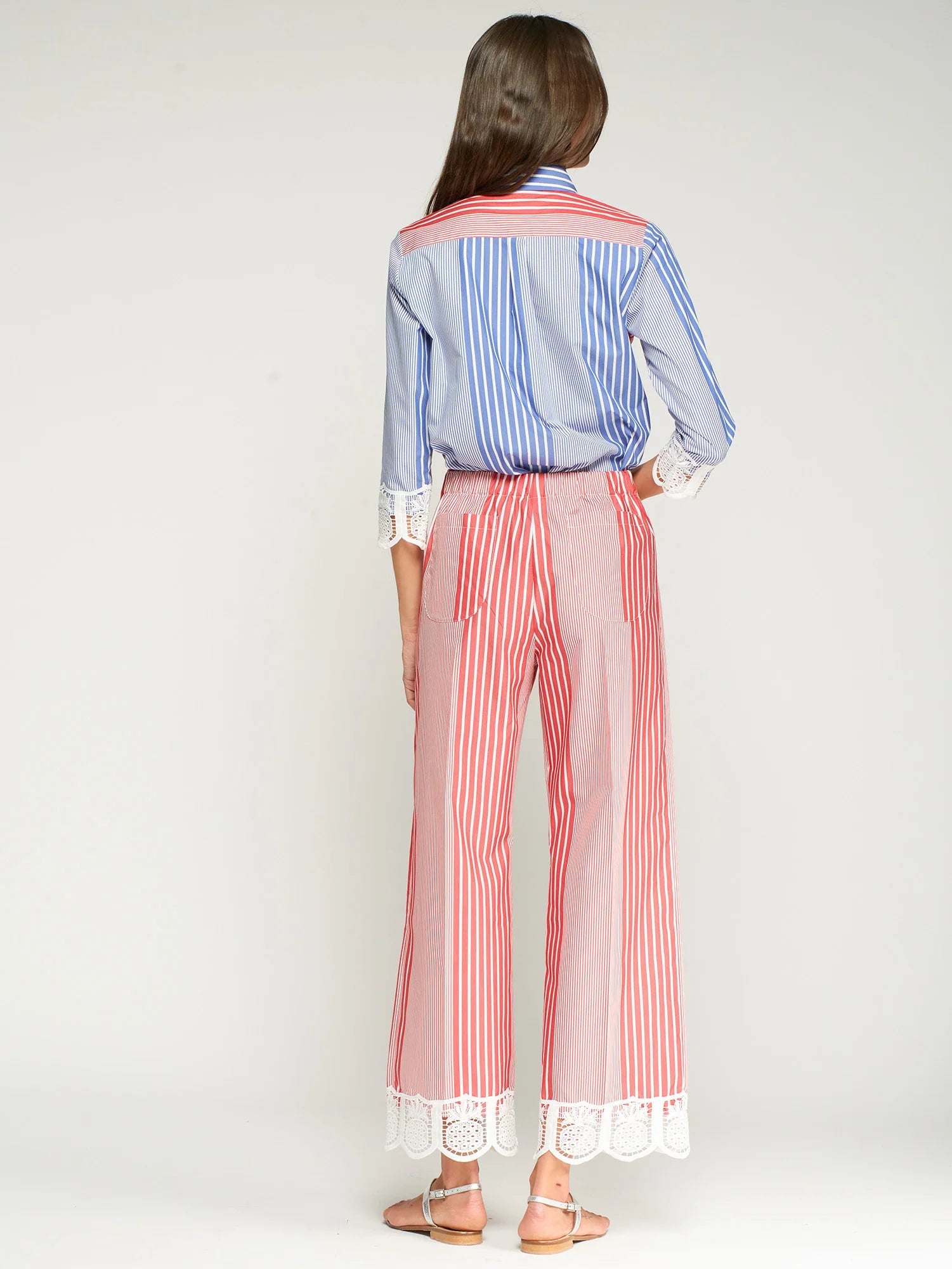 Shop Vilagallo Paola Stripe Shirt - Vilagallo