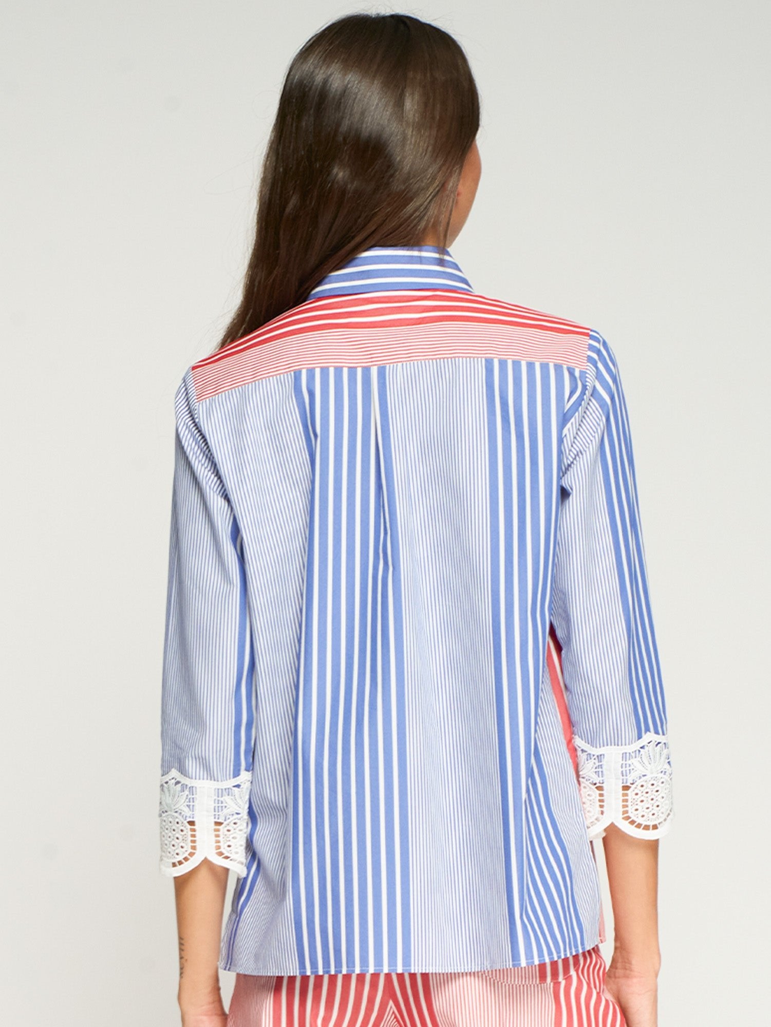Shop Vilagallo Paola Stripe Shirt - Vilagallo