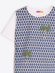 Shop Vilagallo Tora Ikat Palmera T-Shirt - Vilagallo