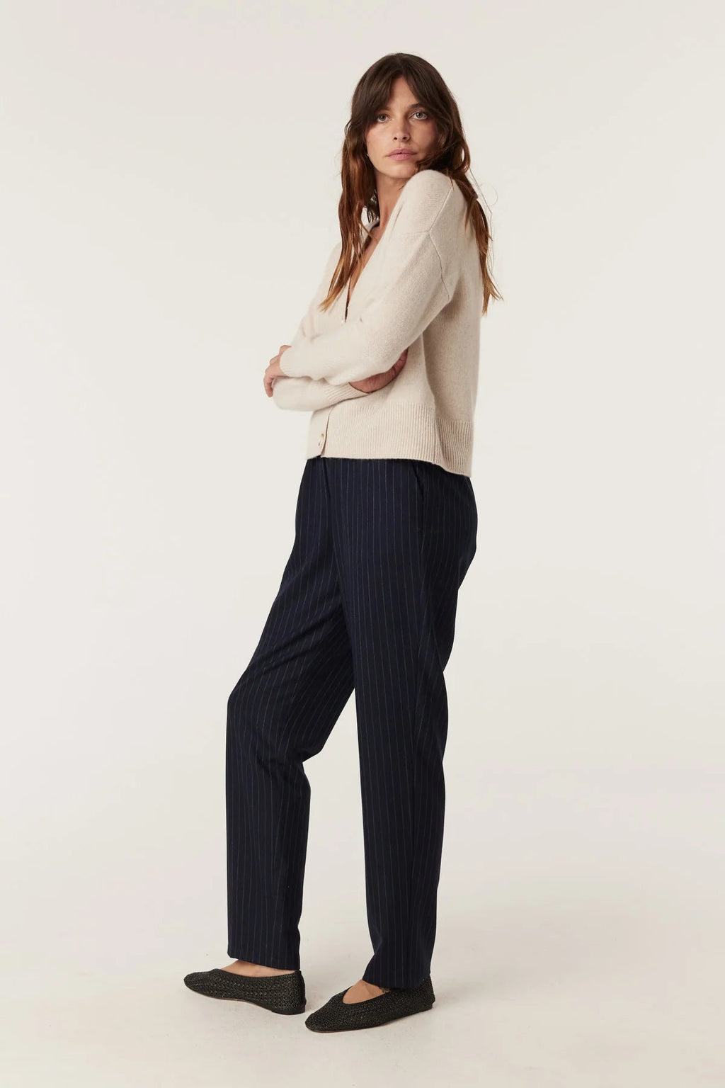 Shop Vincent Wool Pinstripe Pant - Cable Melbourne