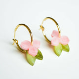 Hagen & Co Meadow Acrylic Hoop Earrings