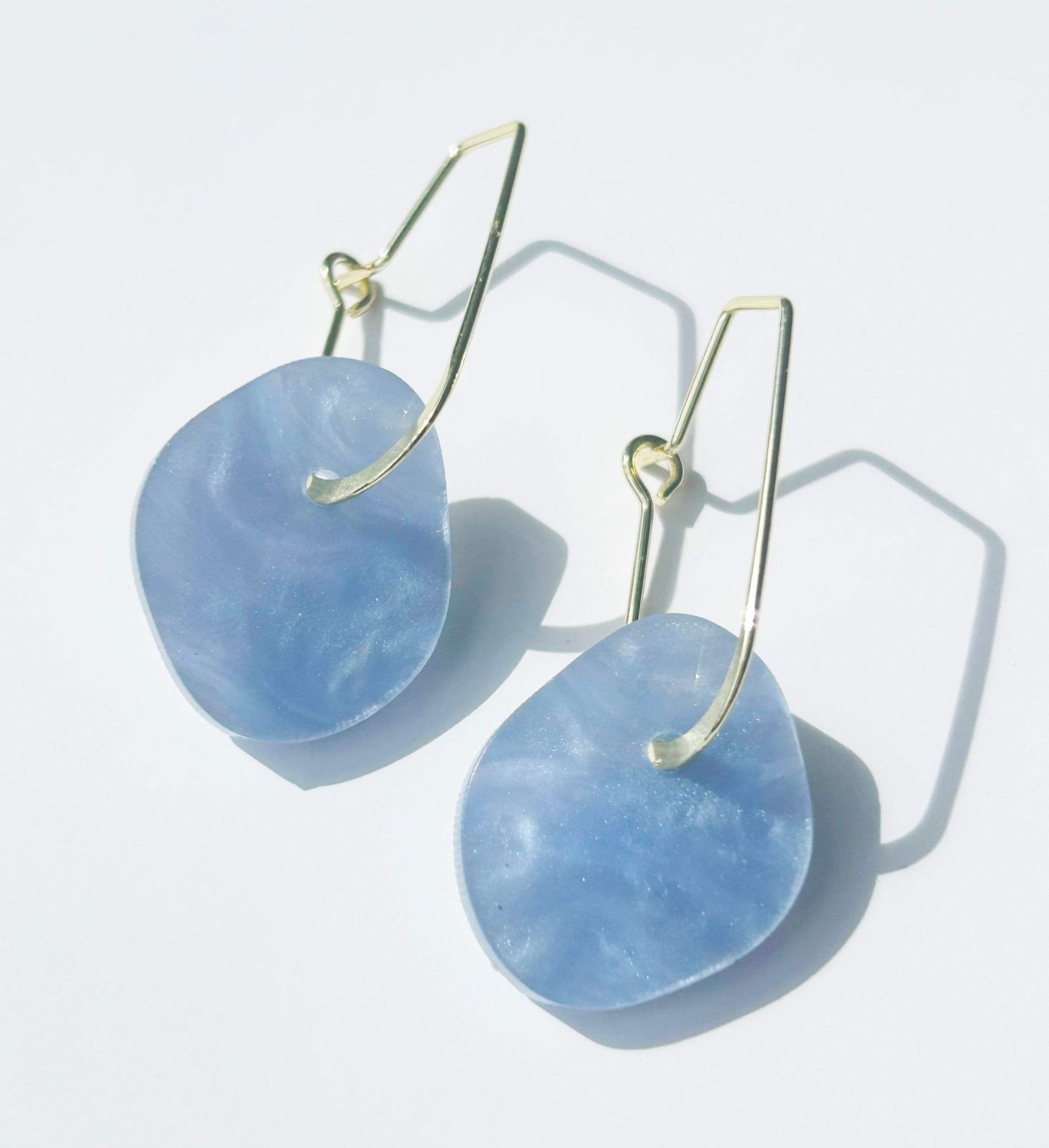 Hagen & Co Luna Acrylic Drop Earrings