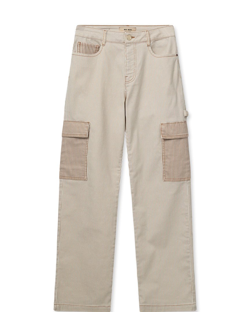 Shop Weneta Cargo Pant | Ecru - Mos Mosh