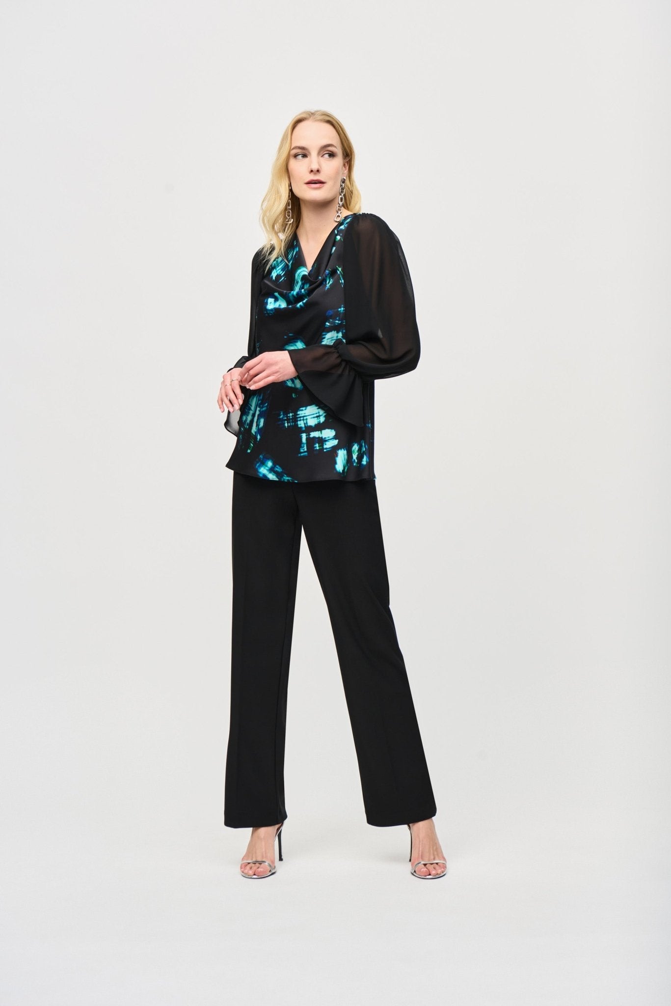 Shop Wide Leg Pull On Pant Style 233277 | Black - Joseph Ribkoff