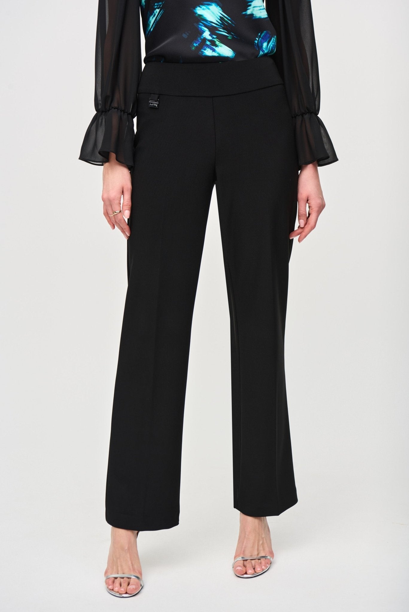 Shop Wide Leg Pull On Pant Style 233277 | Black - Joseph Ribkoff