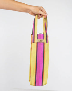 Shop Wine Bag | Orange & Citrus Stripe - EAU Bags