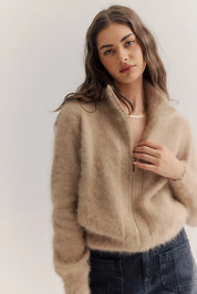 Shop World of Nomads Felix Zip Cardigan Bomber - World of Nomads