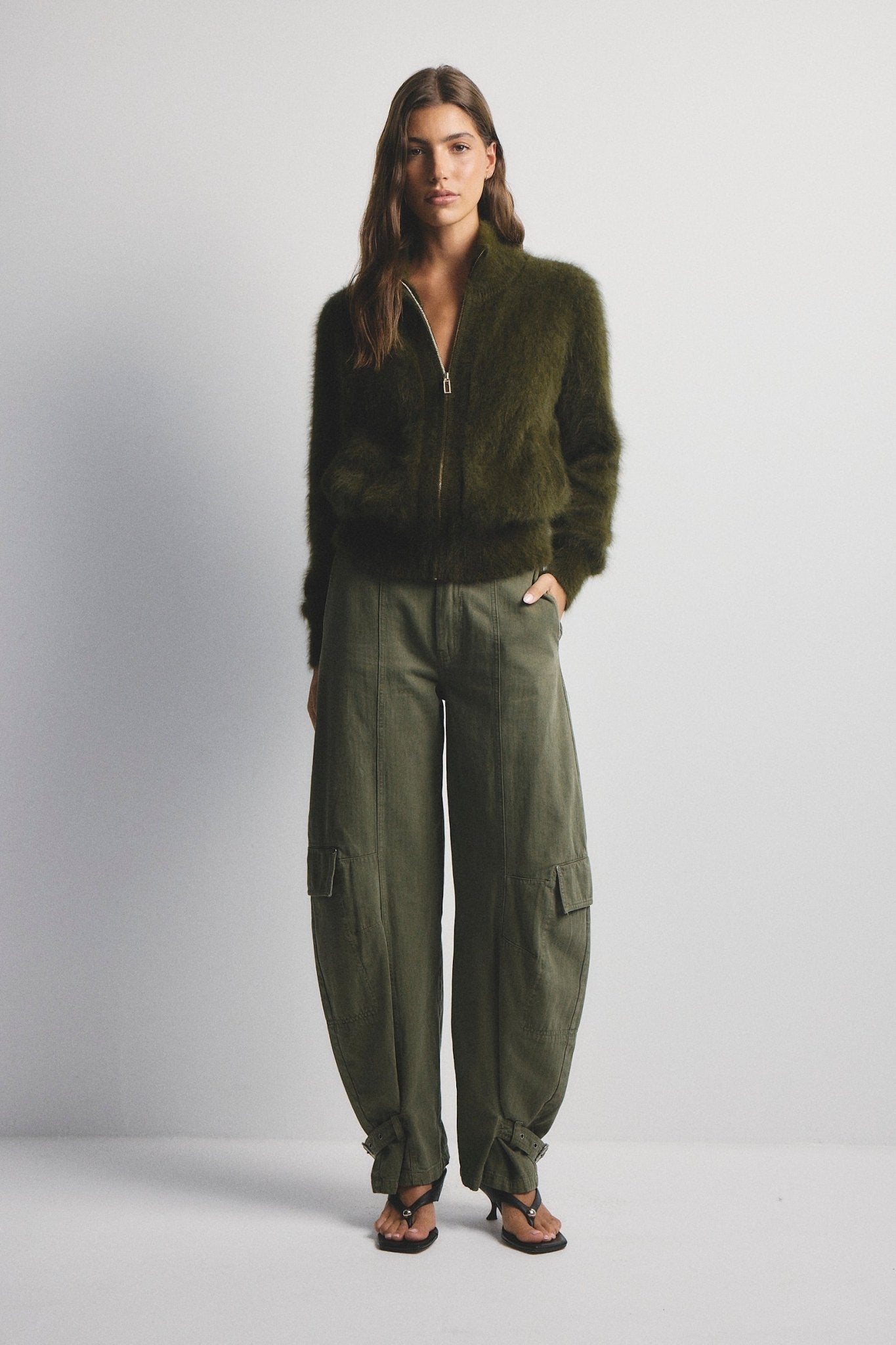 Shop World of Nomads Felix Zip Cardigan Bomber - World of Nomads