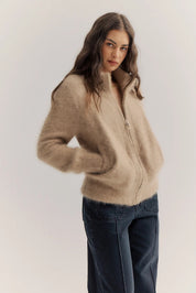 Shop World of Nomads Felix Zip Cardigan Bomber - World of Nomads
