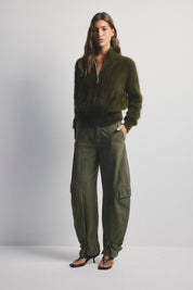 Shop World of Nomads Felix Zip Cardigan Bomber - World of Nomads