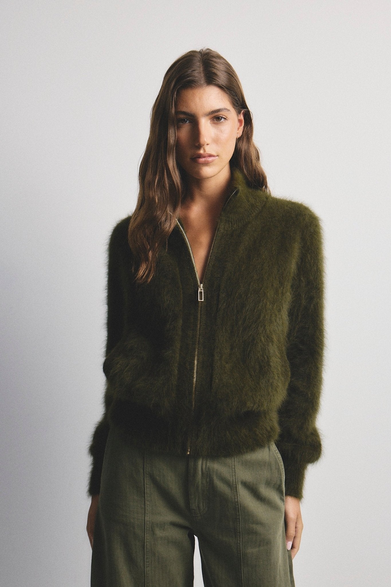 Shop World of Nomads Felix Zip Cardigan Bomber - World of Nomads