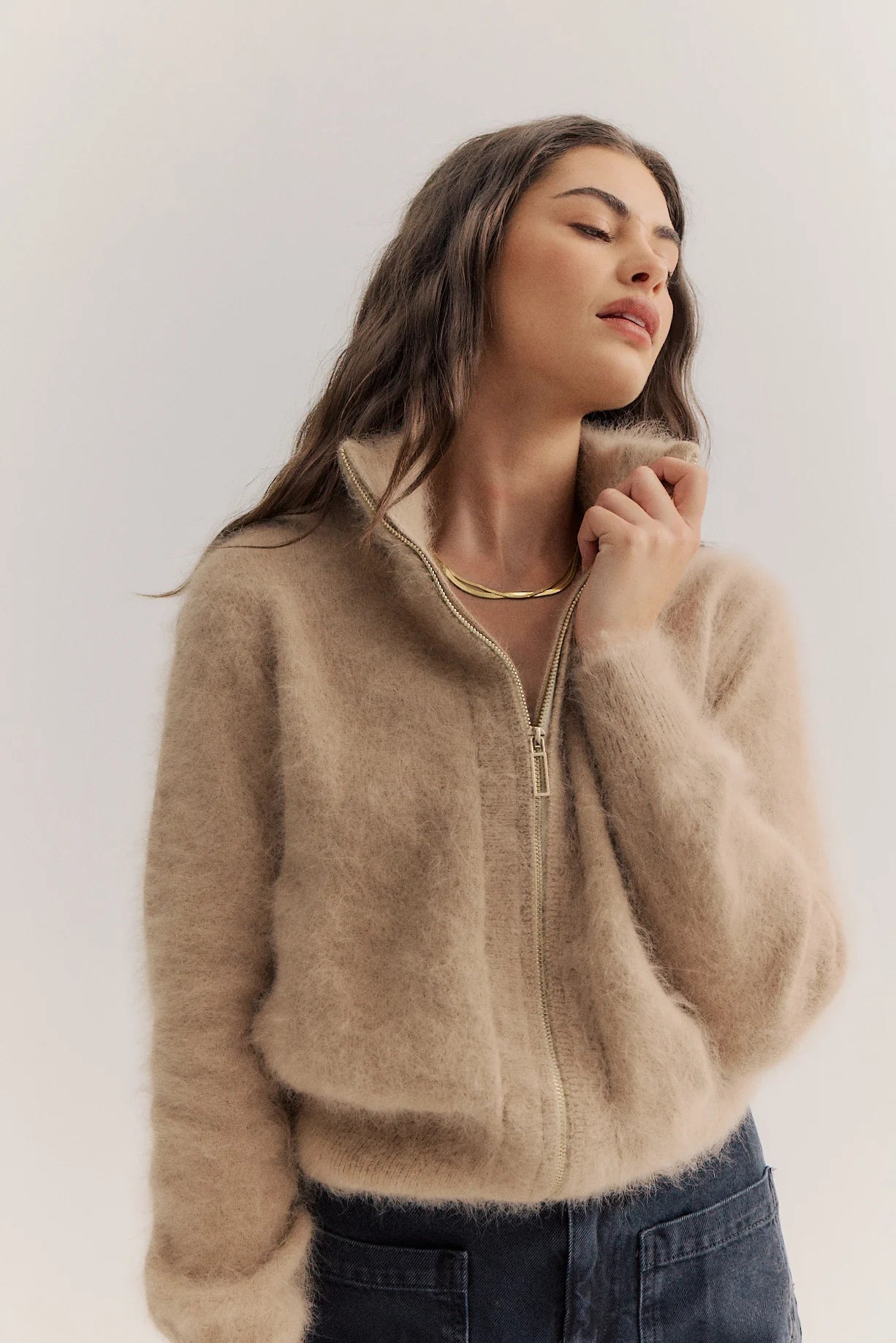 Shop World of Nomads Felix Zip Cardigan Bomber - World of Nomads