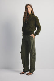 Shop World of Nomads Felix Zip Cardigan Bomber - World of Nomads