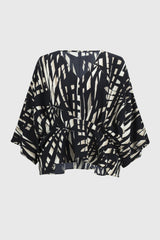 Joseph Ribkoff Woven Peplum Top