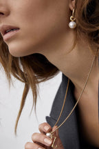 Shop Zahar Sophia Gold/Pearl Earrings - Zahar