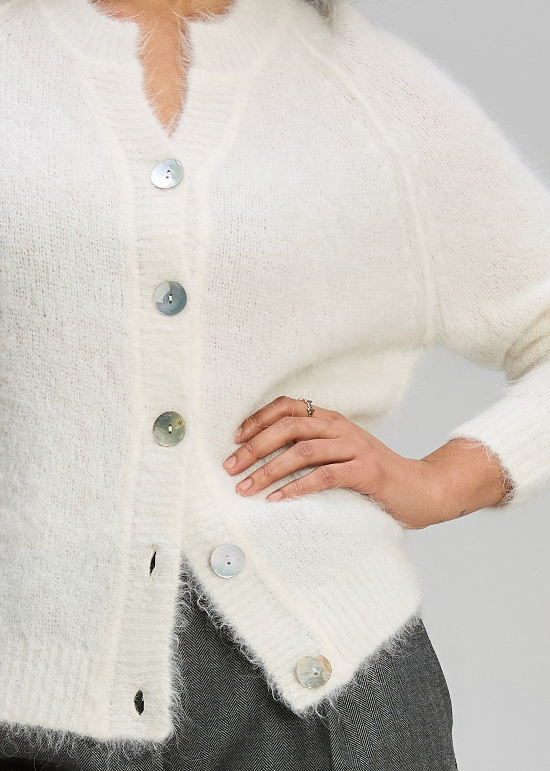 Shop Zaket and Plover Alpaca Cardi - Zaket & Plover