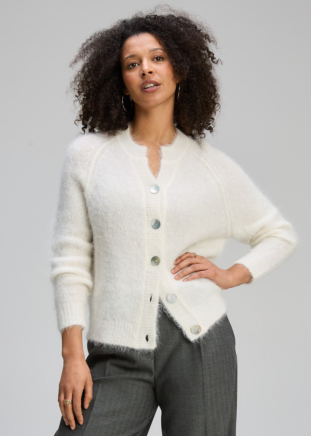 Shop Zaket and Plover Alpaca Cardi - Zaket & Plover