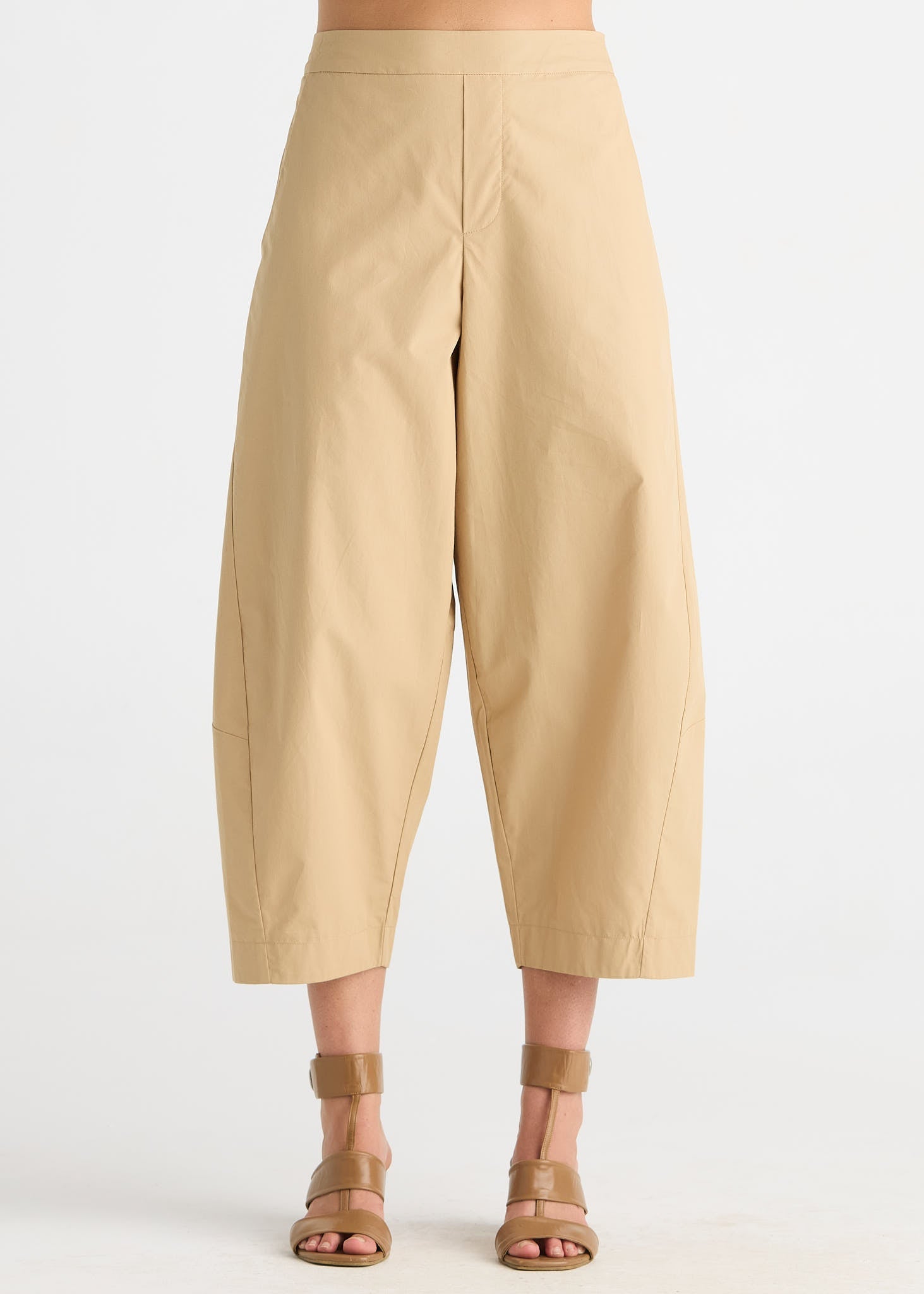Shop Zaket & Plover Barrel Leg Cotton Pant - Zaket & Plover