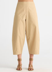 Shop Zaket & Plover Barrel Leg Cotton Pant - Zaket & Plover