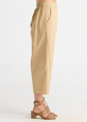 Shop Zaket & Plover Barrel Leg Cotton Pant - Zaket & Plover