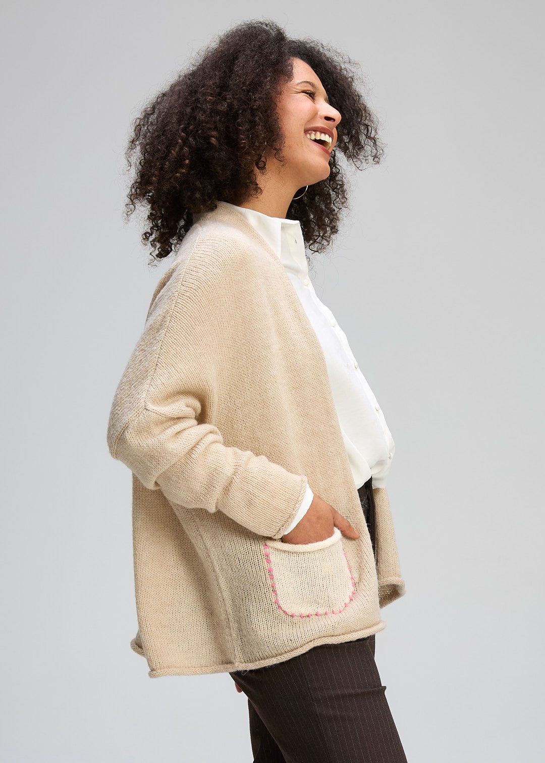 Shop Zaket & Plover Bloom Back Cardi - Zaket & Plover