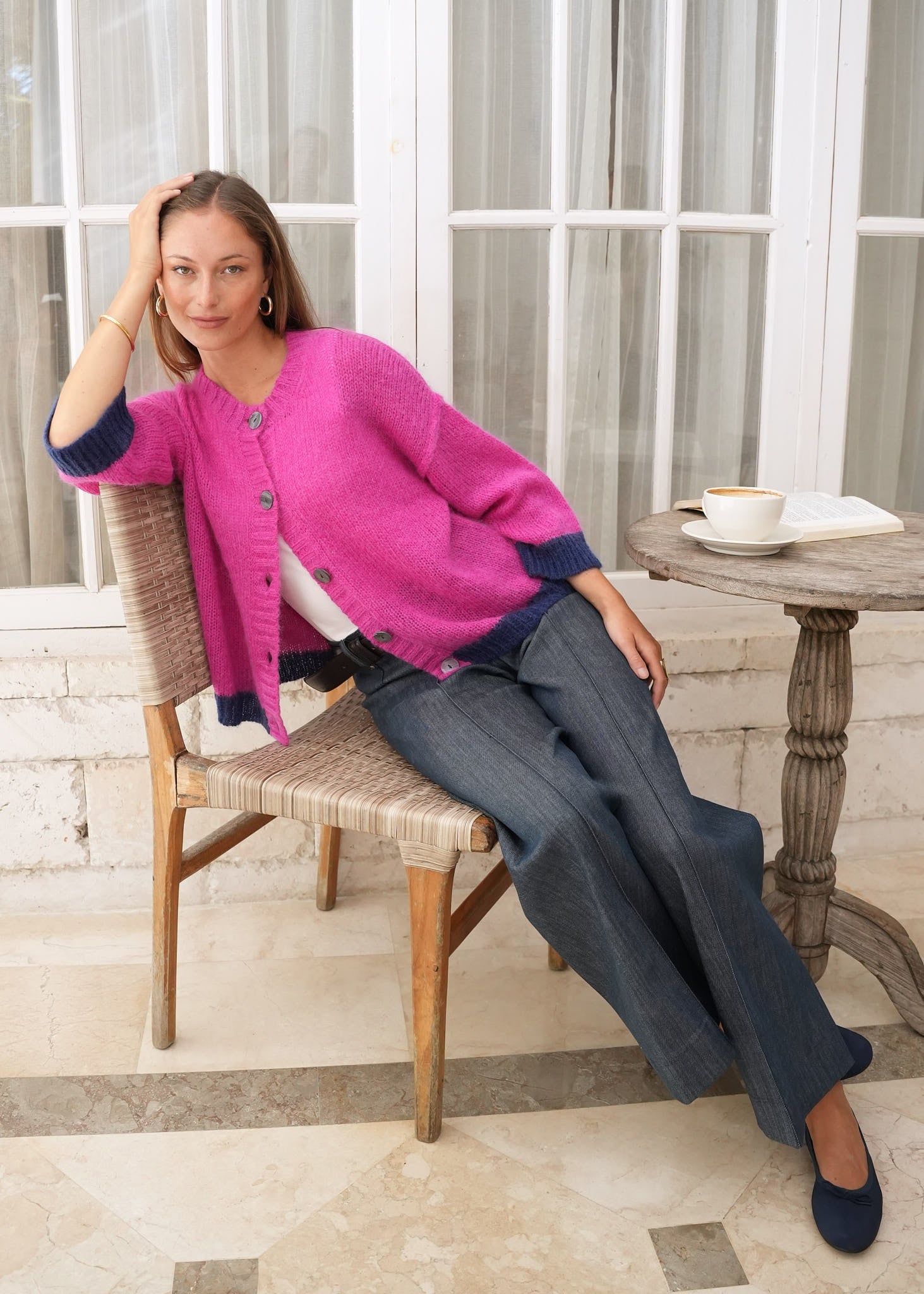 Shop Zaket & Plover Kid Mohair Cardi - Zaket & Plover