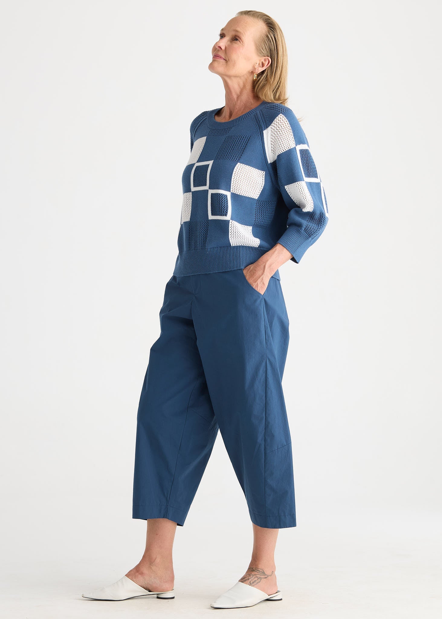 Shop Zaket & Plover Patch Pointelle Top - Zaket & Plover